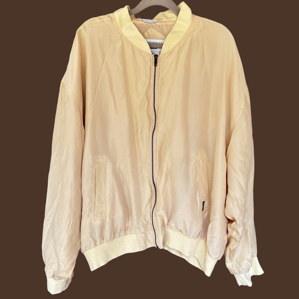 Silk Bomber Jacket